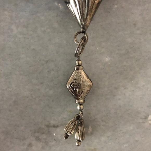 NWT Heart Shaped Christmas Ornaments with metal accents (Silver) - Picture 4 of 8